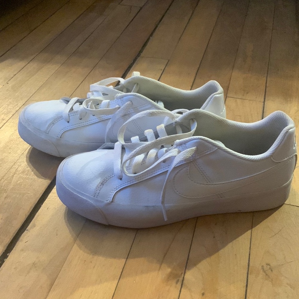 White sneakers